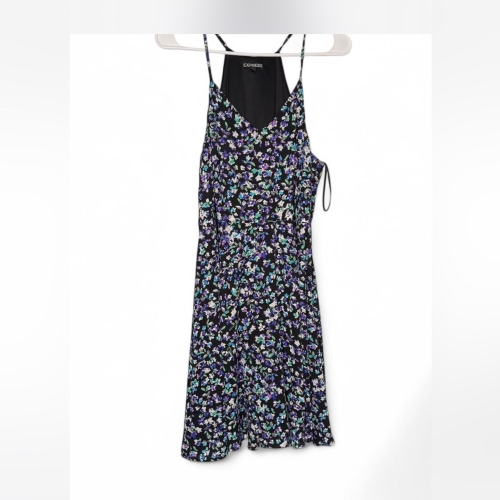 Express Floral Spaghetti Strap Dress